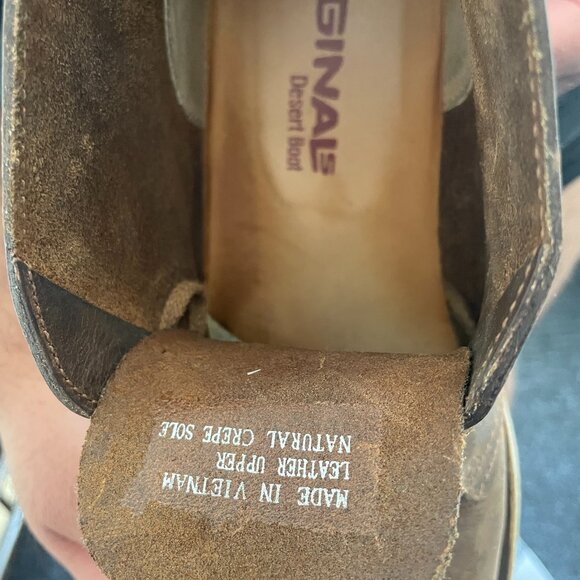 Clarks Men's Originals Desert Boot in Brown Leather.  Size: 10 - Picture 12 of 14